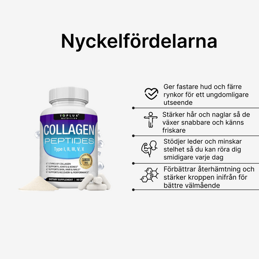 Toplux Kollagenpeptider – för hud, hår & leder